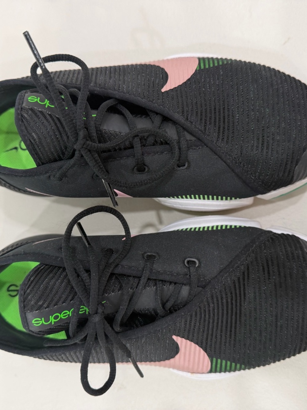 Nike Women’s Air Zoom SuperRep Training Shoe - Black/Pink/Green - Picture 3 of 6